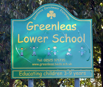 Greenleas Lower School sign